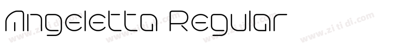 Angeletta Regular字体转换 Angeletta Regular字体转换